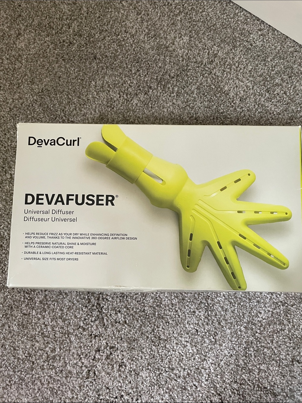 NWT DevaCurl Devafuser Universal Diffuser